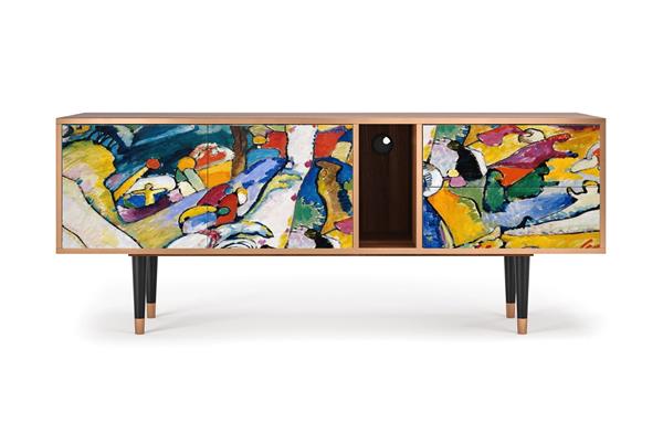 Meuble TV  multicolore 2 tiroirs et 2 portes L 170 cm