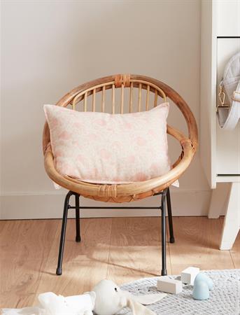 Housse de coussin faisans rose