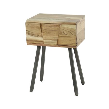 Chevet en bois d'acacia chic