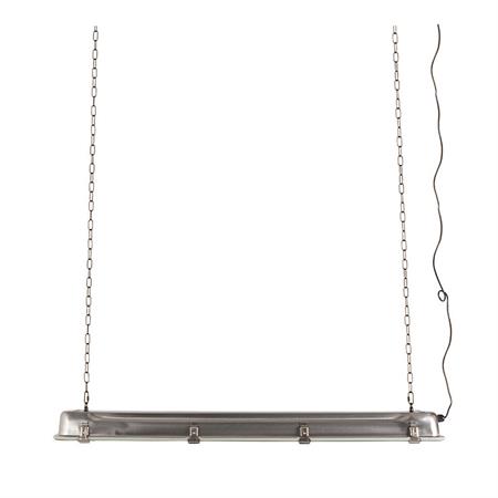 Suspension XL en métal argenté