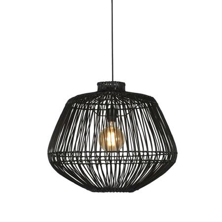 Suspension rotin noir D60cm