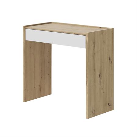 Bureau effet bois beige