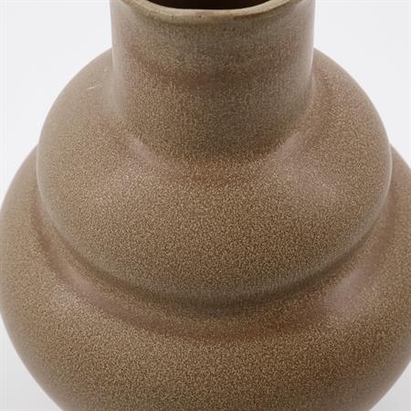 Vase en grès marron H29