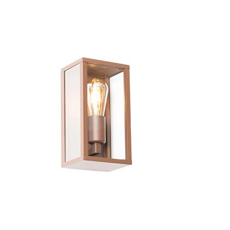 Applique extérieur en aluminium brun rouille