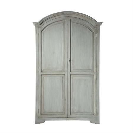 Armoire en bois de manguier gris perle