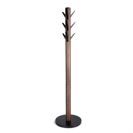 Portemanteau sur pied en bois 9 crochets