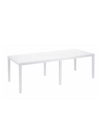 Table d'extérieur blanc 94x90 cm