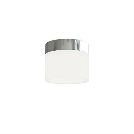 Plafonnier en métal chromé 6W