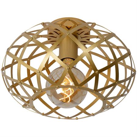 Plafonnier  en métal doré 20 cm