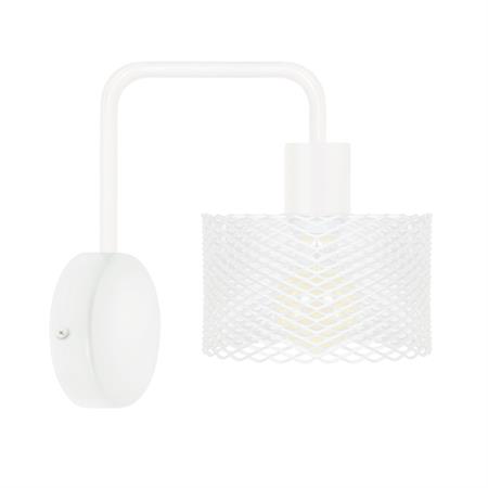Applique métal  blanc 16  cm