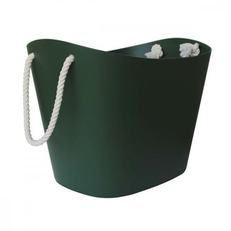 Panier de rangement recyclable vert 45x37x38cm