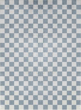 Tapis Scandinave à Carreaux Lavable en Machine Bleu 160x213