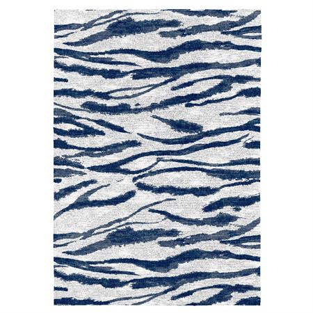 Tapis décoratif en coton en impression digital multicolore 140x200 cm