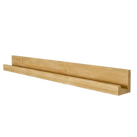 Etagère en bois de couleur naturel 100 cm
