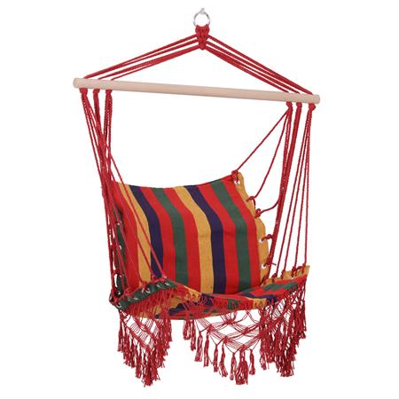 Chaise suspendue hamac de voyage multicolore