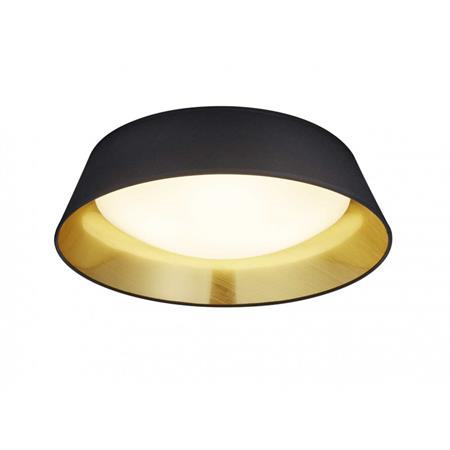 Plafonnier design en tissu noir