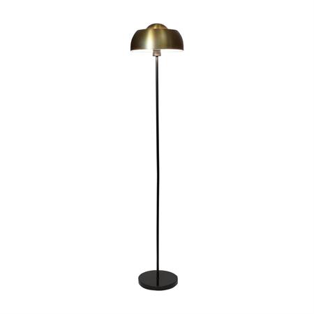 Lampadaire en métal noir et doré h160cm