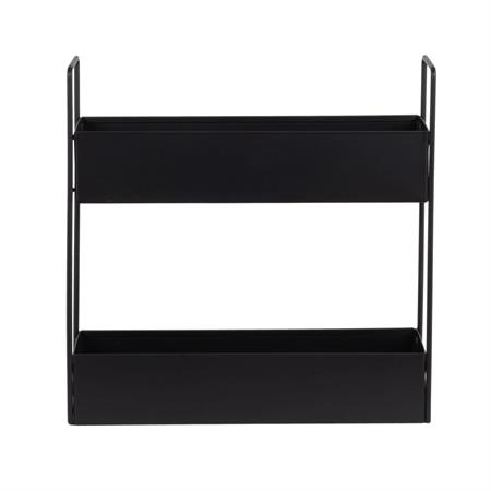 Etagère de cuisine à poser en métal noir