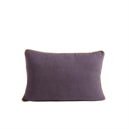 Housse de coussin en lin violet 40x65