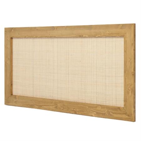 Tête de lit en bois pour lit de 180 cm couleur marron clair