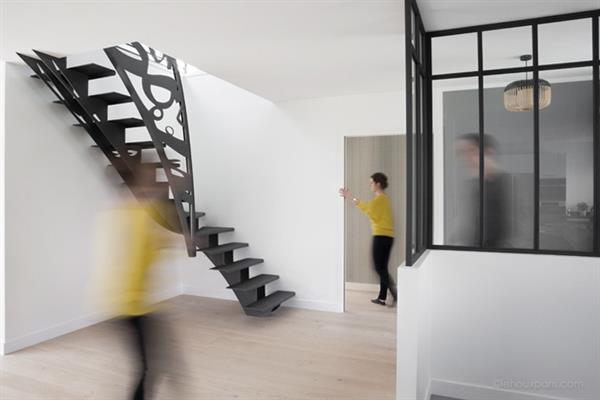 Escalier Contemporain Metal Paris
