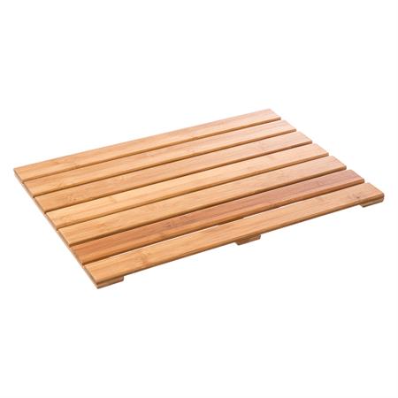 Tapis de bain caillebotis bambou - 53x36x1