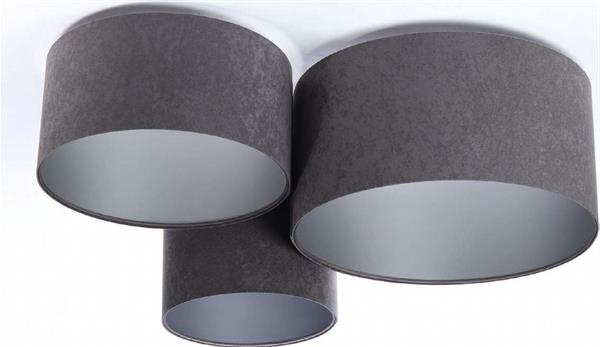 Plafonnier Tissu Gris