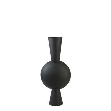 Vase métal noir 37