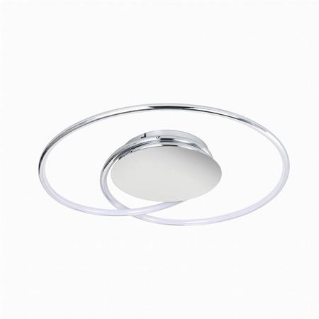 Plafonnier LED en Métal Argent