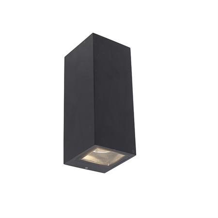 Applique extérieur en aluminium noir