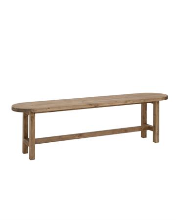 Banc en bois de sapin vieilli 160x45cm
