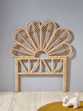 Tête de lit en rotin naturel