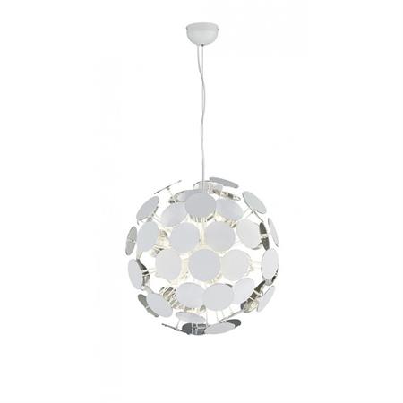 Suspension en métal blanc