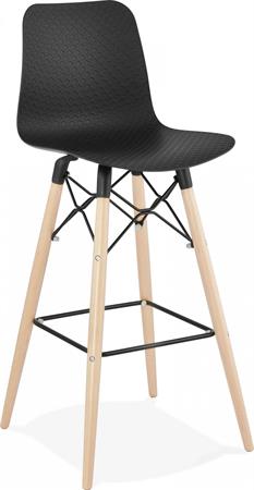 Tabouret de bar Polymère Noir H