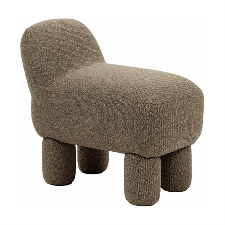 Pouf en polyester recyclé marron 59 cm Lulu - Design House Stockholm