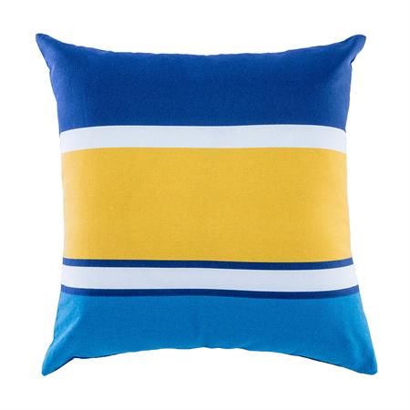 Housse de coussin d'extérieur coton jaune 50x50