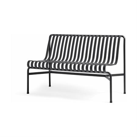Banc de jardin sans accoudoirs en métal anthracite Palissade - HAY