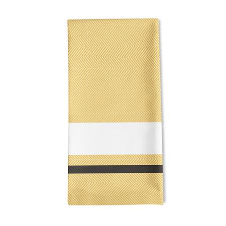 Serviette de table coton Jaune 50x50 cm