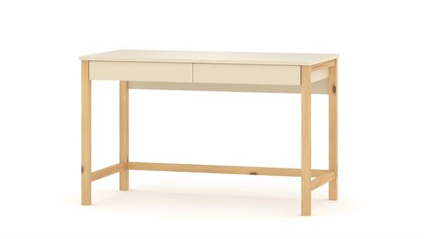 Bureau enfant en pin massif&MDF 120x60 beige