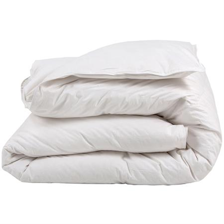 Couette naturelle chaude duvet d’oie et coton bio 260x240 cm