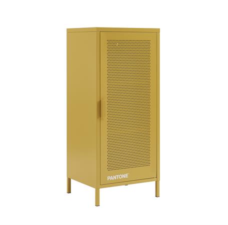 Caisson de bureau métal jaune moutarde h105cm
