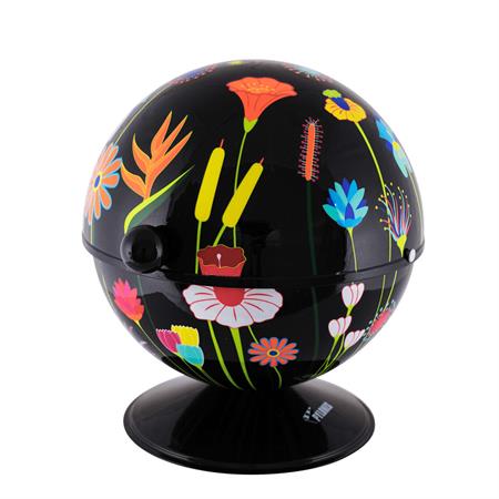 Boule à sucre  noir métal 13 x 0 x 14 cm