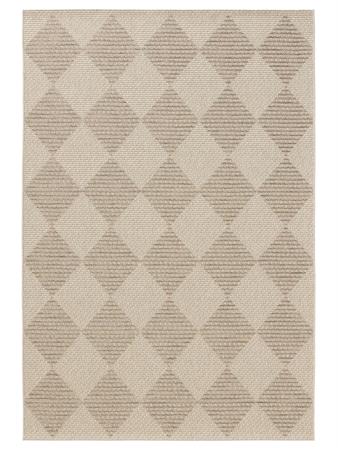Tapis d'extérieur & intérieur beige 120x170