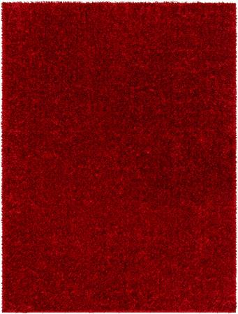Tapis Shaggy Uni Rouge 200x275