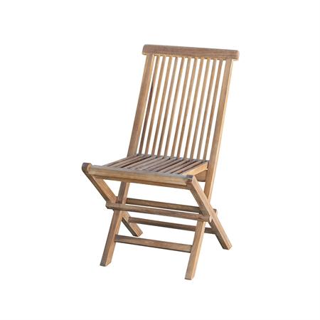Chaise de jardin en teck huilé massif pliante