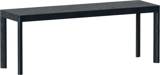 Banc en bois de chêne noir Galta 120 - Kann Design