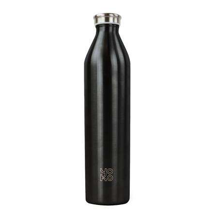 Bouteille Isotherme 1000ml Coloris Noir brillante