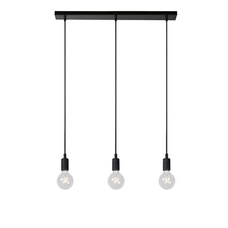 Suspension barre 3 lumières L75cm