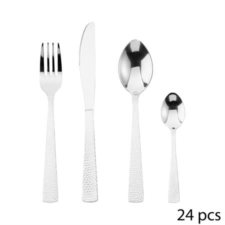 Ménagère en Inox 24 pièces d'Oro