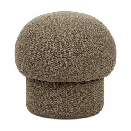 Pouf en polyester recyclé marron 50 cm Uno - Design House Stockholm